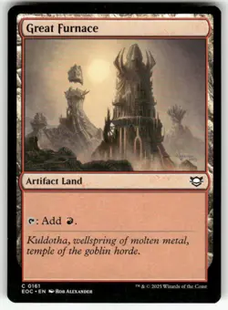 GREAT FURNACE #161 (COMMON) MTG COMMANDER: EDGE OF ETERNITIES - Image 1