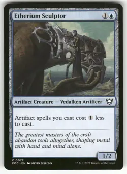 ETHERIUM SCULPTOR #72 (COMMON) MTG COMMANDER: EDGE OF ETERNITIES - Image 1