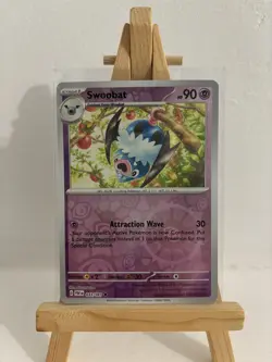 Pokemon TCG Swoobat Scarlet & Violet: Paldean Fates 033/091 Reverse Holo... - Image 1