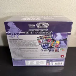 Pokemon Center Sword and Shield Chilling Reign Elite Trainer Box ETB Sealed New - Image 2