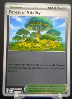 Pokemon Forest of Vitality 117/132 Reverse Holo Mega Evolution English - Image 1