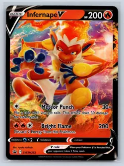 Infernape V - SWSH252 - Sword & Shield Promo - Pokemon TCG - NM - HOLO - Image 1