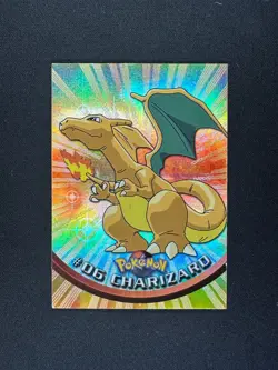 topps Pokemon TV Animation Edition Series 1 Rainbow Foil #06 Charizard #6 - Image 1
