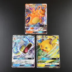 Charizard GX SM211 Gyarados GX SM212 Raichu GX SM213 Hidden Fates Promo Pokemon - Image 1