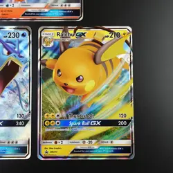 Charizard GX SM211 Gyarados GX SM212 Raichu GX SM213 Hidden Fates Promo Pokemon - Image 4