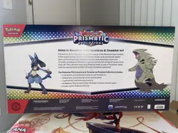 Pokemon Lucario Ex Tyranitar Ex Premium Collection Prismatic Evolutions Box NEW - Image 2