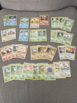 Pokemon Lot Of 104 Of Origina 151 Base Set, Jungle, Fossil ,Shadowless,first Ed - Image 2