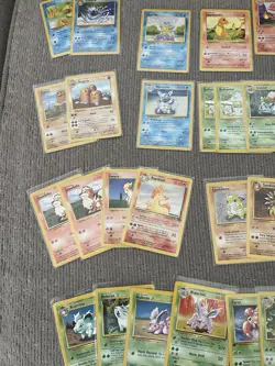 Pokemon Lot Of 104 Of Origina 151 Base Set, Jungle, Fossil ,Shadowless,first Ed - Image 3