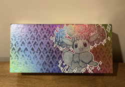 Prismatic evolutions SPC Contents. NO PACKS OR PROMO! Deckbox, Sleeves, Play-Mat - Image 2