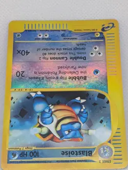 Blastoise 036/165 Expedition Base Set Reverse Holo Rare Pokemon TCG Nintendo LP - Image 4