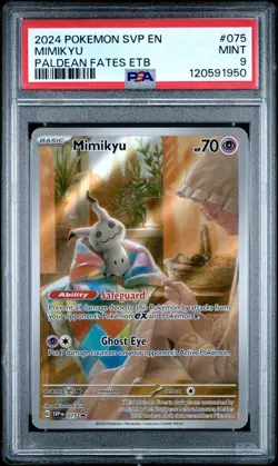 2024 POKEMON SVP EN-SV BLACK STAR PROMO | PALDEAN FATES ELITE TRAINER BOX #075 M - Image 1