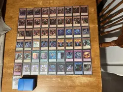 Yugioh Burning Abyss / Phantom Knights deck Comes Sleeved And Deck Box lot 4 - Image 1