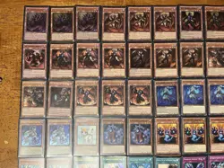 Yugioh Burning Abyss / Phantom Knights deck Comes Sleeved And Deck Box lot 4 - Image 2