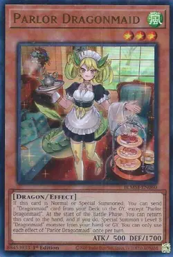 Yugioh Parlor Dragonmaid BLMM-EN060 Ultra Rare 1st Edition NM - Image 1