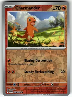Charmander - (Reverse Cosmos Holo) (Costco Exclusive) 004/165 Miscellaneous Card - Image 1
