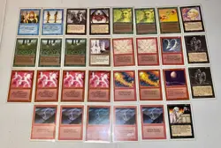 Magic The Gathering Revised Card Lot 30 Lord of the Pit Blood Moon Counterspell - Image 1
