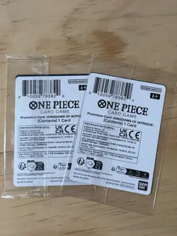 Monkey.D.Luffy P-006 (Retail Promo) P-006 | 2x Sealed One Piece Promotion Cards - Image 4