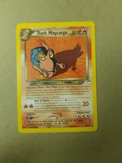 Dark Magcargo 18/105 - Neo Destiny - VINTAGE WOTC Pokemon Card - RARE NM/LP - Image 1