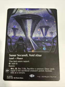 Susur Secundi, Void Altar - Galaxy Foil - Borderless M MTG Edge of Eternities - Image 1