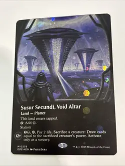 Susur Secundi, Void Altar - Galaxy Foil - Borderless M MTG Edge of Eternities - Image 4