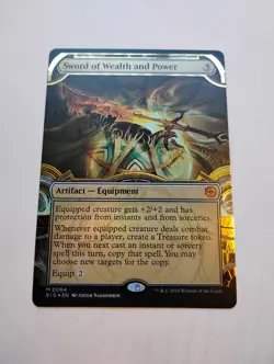 Sword of Wealth and Power Showcase Raised Foil - Image 2