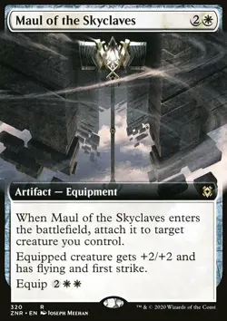 Magic the Gathering MTG Maul of the Skyclaves (320) Zendikar Rising LP - Image 1