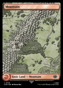 1 x Mountain (719) - Surge Foil - The Lord of the Rings: Tales of Middle-Earth - - Image 1