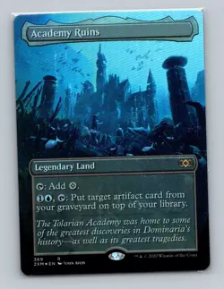 1x FOIL Academy Ruins Borderless (369) Double Masters 2XM MTG Magic NM - Image 1