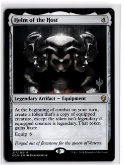 Helm of the Host Dominaria Promos 217p LP x1 MTG Magic: the Gathering - Image 1