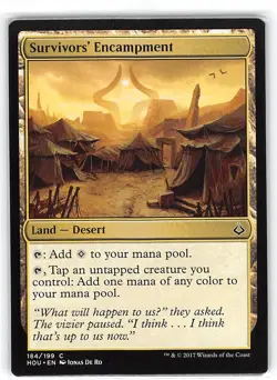 Survivors' Encampment *PLAYSET* Magic MtG x4 Hour of Devastation SP - Image 1