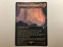 MTG LOTR GLITTERING CAVES OF AGLAROND GEMSTONES CAVERNS Foil NM (0200) - Image 1