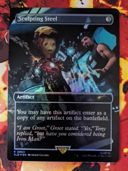 MTG Sculpting Steel - Foil - Secret Lair Drop Series #0864 NM - Image 1