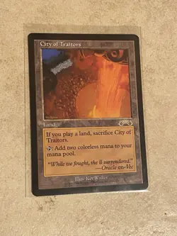 City of Traitors, Ex/NMU Exodus, MtG - Image 1