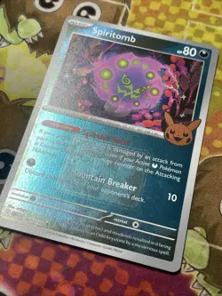 Spiritomb 087/132 Pokeween Pokemon Promo Reverse Holo Stamped Halloween - Image 3