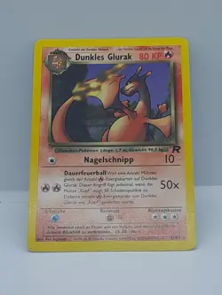 Pokemon Dunkles Glurak 21/82 Team Rocket 2000 Non Holo Dark Charizard - Image 3