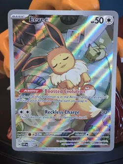 Pokemon Eevee TCG SVP 173 Scarlet & Violet Black Star Promo - Image 1