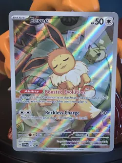 Pokemon Eevee TCG SVP 173 Scarlet & Violet Black Star Promo - Image 2
