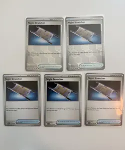 5x Pokemon Shrouded Fable Night Stretcher 061/064 Reverse Holo TCG Card NM Lot - Image 1