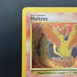 Pokemon Vintage Holo Rare Moltres 12/62 Fossil WotC 1999 - Image 2