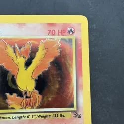 Pokemon Vintage Holo Rare Moltres 12/62 Fossil WotC 1999 - Image 3