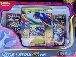 Pokemon TCG Mega Latias ex Box Sealed New + 3 random jpn/k packs - Image 1