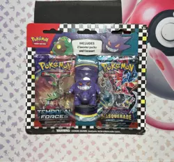 Pokemon 2 Blister Pack Temporal Forces + Twilight Masquerade Gengar Eraser - Image 1