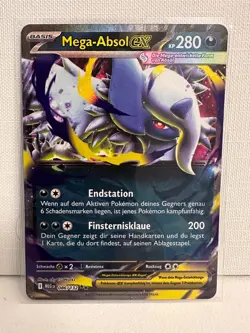 MEG DE 086/132 Mega Absol ex Mega-Entwicklung Pokemon Karte Deutsch NM - Image 1