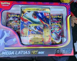 Pokemon TCG Mega Latias ex Box Sealed New + 3 random jpn/k packs - Image 1