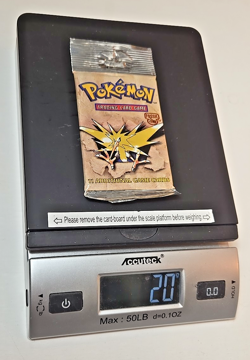 1999 Pokemon Fossil Pack - Factory Sealed (Unopened) WOTC Zapdos 20g - Image 1