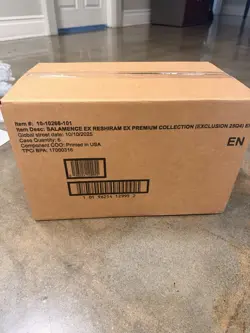 Pokemon TCG Salamence ex & Reshiram ex PREMIUM COLLECTION BOX SEALED CASE - Image 2
