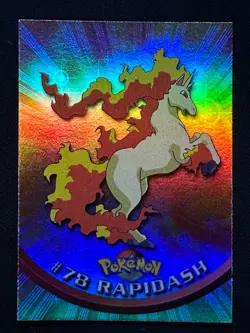 topps Pokemon TV Animation Edition Series 2 Rainbow Foil #78 Rapidash - Image 1
