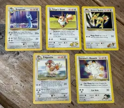 OLD Pokemon COLORLESS Cards~LOT of 106, Many MULTIPLES Pre-Owned & Played - Image 3