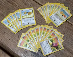 OLD Pokemon COLORLESS Cards~LOT of 106, Many MULTIPLES Pre-Owned & Played - Image 5