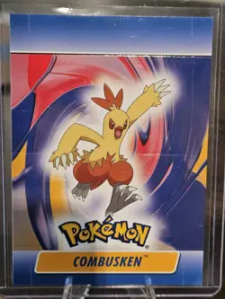 Combusken - Pop Up Card 3 of 10 -Pokemon Topps Advanced Challenge - Image 1